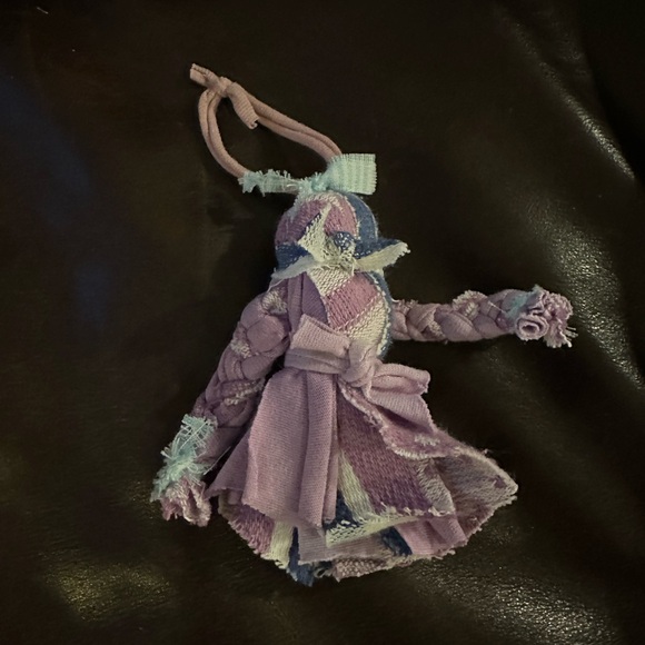 Handcrafted Ragdoll Ornaments Upcycled Material - Picture 2 of 6